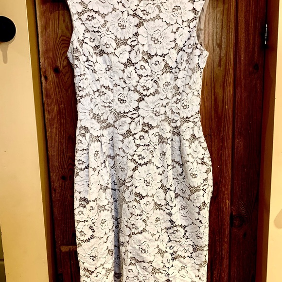 Vince Camotu White Lace Dreas - Picture 1 of 5